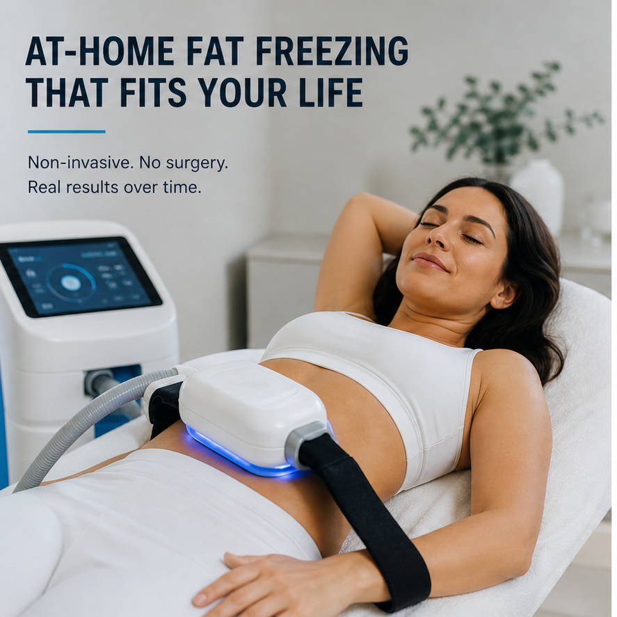 At-home fat freezing treatment for non-surgical body contouring in Auckland